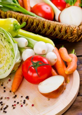 görücü usulü taze olgun sebze görünümünü kapat