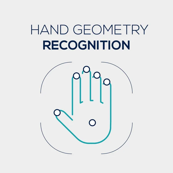 El geometrisi tanıma. Düz vektör doğrusal simgesi. Mavi ve koyu mavi renkler