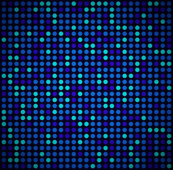 Blauer Kreis Mosaikfliese Nahtlose Muster Hintergrund Technologie Konzept Punkt Illustration — Stockfoto