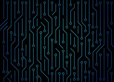 Devre kartı. Yüksek-teknik okul teknoloji arka plan doku. Desen soyut illüstrasyon.