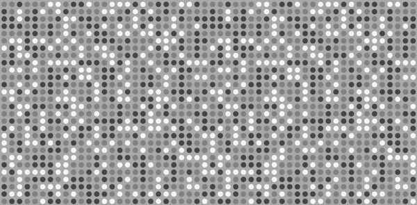 Weiße Kreis Mosaikfliese Nahtlose Muster Punkte Hintergrund Technologie Konzept Illustration — Stockfoto