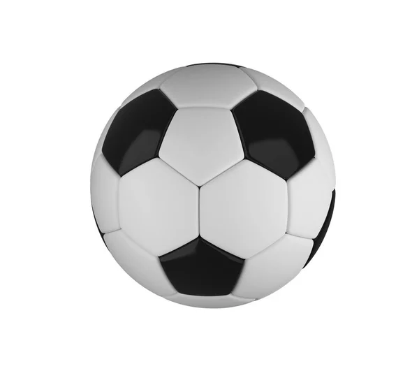 Piłka Nożna Izolowana Białym Tle Ilustracja — Zdjęcie stockowe