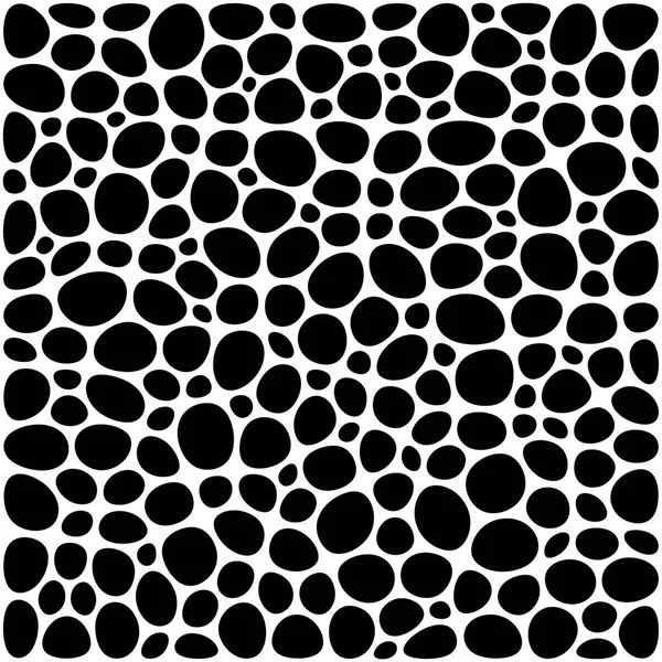 Black Circle Mosaic Tile Pattern White Background Technology Concept Dots — Stock Photo, Image