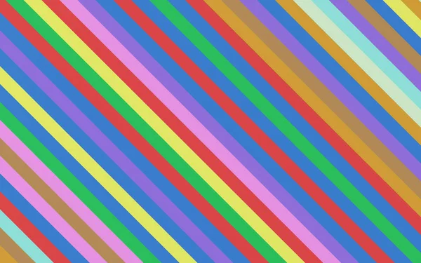 Diagonal Colorful Striped Lines Rainbow Pattern Background Illustration — Stock Photo, Image