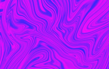 Mavi ve pembe sıvı sanat desen doku etkisi arka planda teknoloji kavramı. dalgalı çizgiler. illüstrasyon.