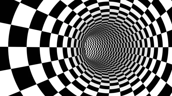 Otoyol tüneli için teknoloji desen doku arka plan, ışığa doğru 3d yanılsama siyah beyaz resim hareketli hızlı çekimde soyut hız ekose desenli