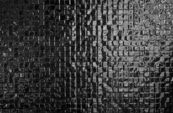 Schwarz Mosaik Fliesen Muster Textur Hintergrund Modernes Design Hause Badezimmer — Stockfoto