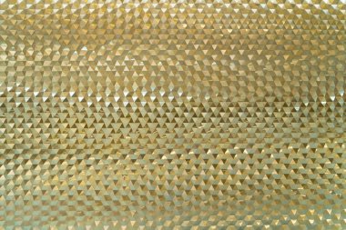 Altın üçgen çini doku, desen grafik arka plan.