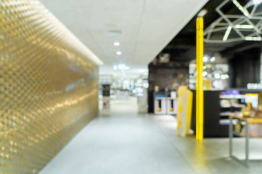 Bulanık arka plan, alışveriş merkezi veya mağaza perakende mağazalar