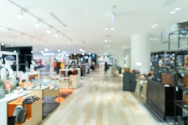 Bulanık arka plan, alışveriş merkezi veya mağaza perakende mağazalar