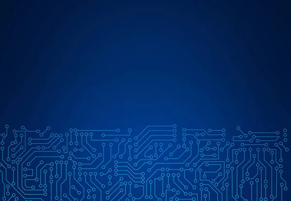 Blaue Leiterplattenmustertextur High Tech Hintergrund Digitaler Computertechnologie Konzept Abstrakte Illustration — Stockfoto