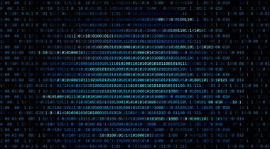 dijital veri teknoloji kavramı siyah arka plan üzerine bilgisayarda 01 veya ikili kod numarası. Hacker perde göstermek. 3D çizim