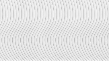 Beyaz çizgili. Dalgalı şekil, optik yanılsama. Soyut desen doku tasarım öğesi arka plan. 3D satırları illüstrasyon 