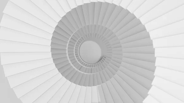 Δομή Λευκό Σπειροειδή Σκάλα Σήραγγα Στην Έννοια Τεχνολογία Ψηφιακών Δεδομένων — Φωτογραφία Αρχείου