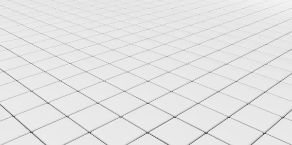 白色瓷砖地板 建筑图案纹理背景 抽象插图 — 图库照片