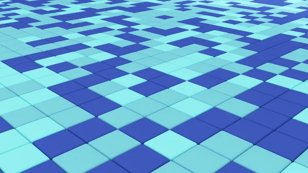 Blue Tile Flooring Architecture Pattern Texture Background Abstract Illustration — Stock Photo, Image