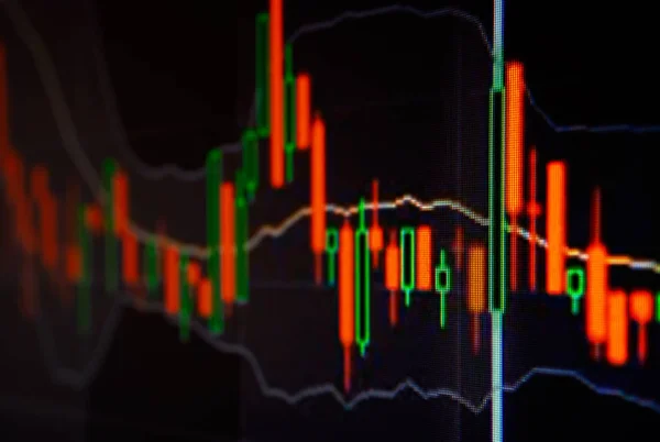 Stock Market Forex Trading Graph Chart Technology Financial Investment Concept — Stock Photo, Image