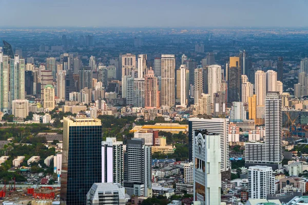 Вид Воздуха Саторн Центр Бангкока Финансовые Кварталы Бизнес Центры Умных — стоковое фото