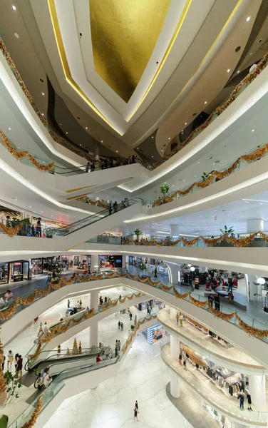 아이콘 개념적 태국에서 인테리어 디자인 장식의 구조에 건물에 쇼핑몰 — 스톡 사진