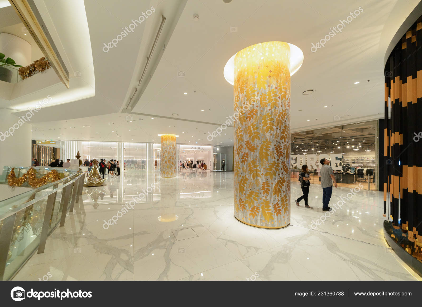 Icon Siam Plaza Shopping Mall Modern Building Structure