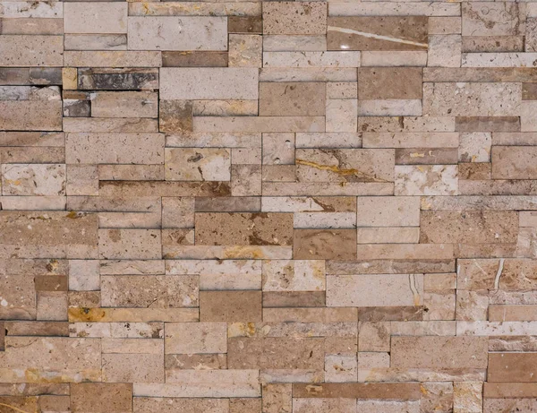 Bruin Marmeren Muur Patroon Textuur Vloeren Close Van Interieur Materiaal — Stockfoto