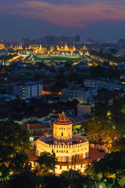 Phra Sumen Fort 에메랄드 부처의 대궁전 Wat Pho Sanam Luang — 스톡 사진