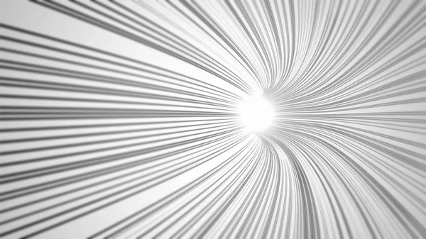 Черно Белое Движение Скорости Тоннеле Автомагистрали Световым Факелом Футуристического Фона — стоковое фото
