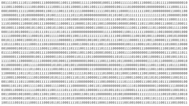 Beyaz monitör arka plan metrix bilgisayar ekranında 01 veya ikili numaraları, hacker veya güvenlik teknolojisi kavramı dijital veri kodu. Soyut illüstrasyon