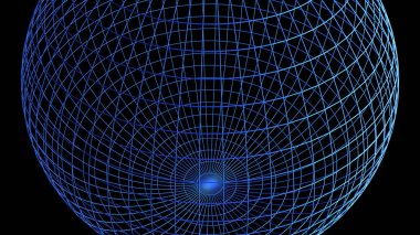 Tel yapısı küre ya da topu. Mimari Cephe tasarımı ve ağ bağlantı hatları üzerinde küre ya da siyah arka plan üzerine izole topu. Tasarım kadar alay et. 3D soyut illüstrasyon