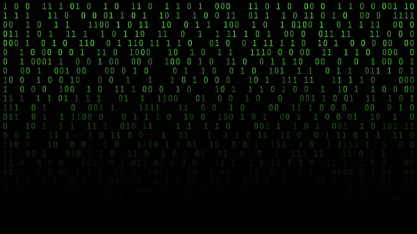 Nebo Binární Čísla Obrazovce Počítače Pozadí Monitoru Matice Digitální Data — Stock fotografie