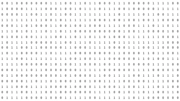 Nebo Binární Čísla Obrazovce Počítače Pozadí Monitoru Matice Digitální Data — Stock fotografie