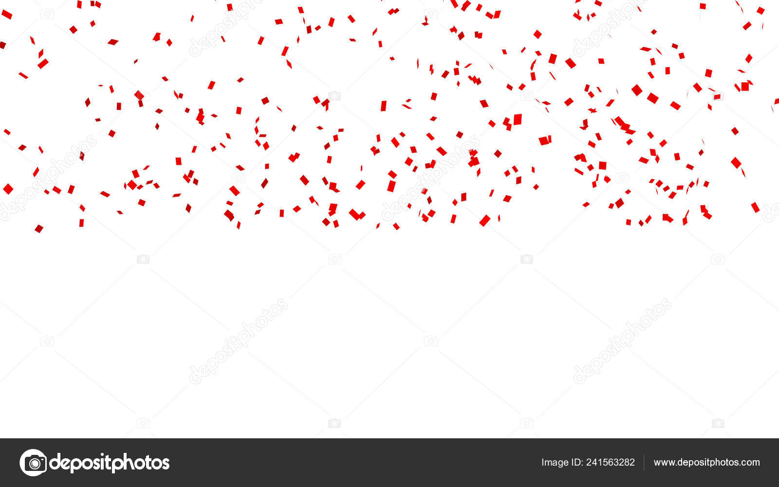 Red Confetti White Background Celebration Event Party New Year Birthday  Stock Photo by ©tampatra@ 241563282