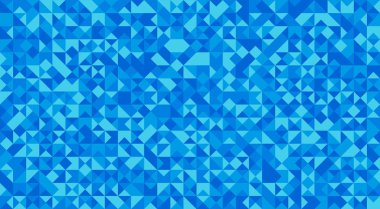 Mavi mozaik üçgen zemin veya duvar dekorasyon duvar kağıdı için döşer. Mimari tasarım desen malzeme doku arka plan, 3d soyut illüstrasyon