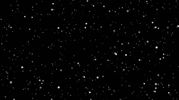 Snow Falling White Falling Powder Glitter Confetti Explosion Black Background — Stock Photo, Image