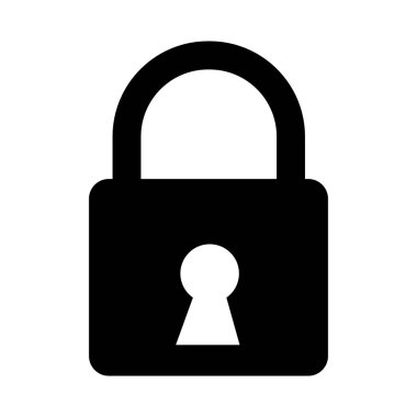 Dijital veri kodu ve güvenlik teknoloji kavramı içinde beyaz arka plan üzerinde izole parola korumak için kilit simgesi emanet. Soyut illüstrasyon