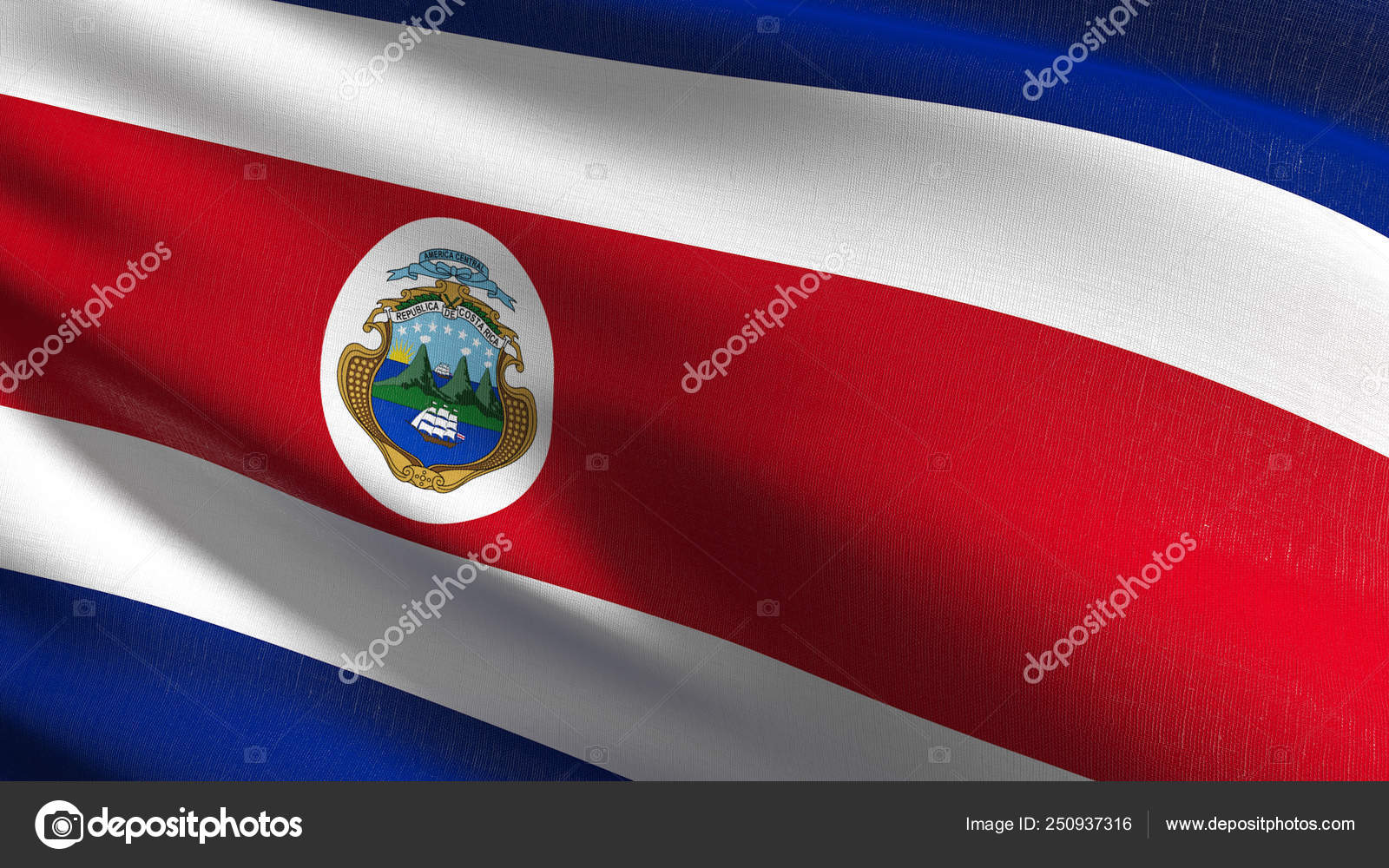 Costa Rica Drapeau Images Libres De Droit Photos De Costa Rica Drapeau Depositphotos