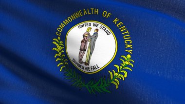Amerika Birleşik Devletleri, ABD, esiyor, Kentucky Eyalet bayrağı