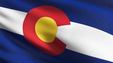 Amerika Birleşik Devletleri, ABD, esiyor, Colorado Devlet bayrağı