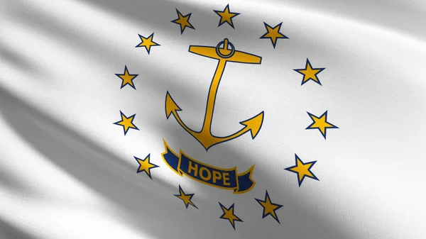 Rhode insel staat flagge in den vereinigten staaten amerika, usa, bl — Stockfoto