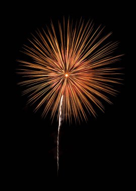 Uluslararası havai fişek festivali gece gösterisi. Co çeşitliliği