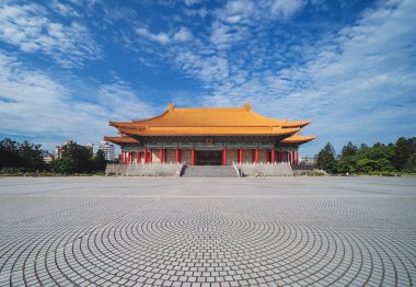 Ulusal Chiang Kai shek Memorial Hall Taipei şehir merkezinde, Taiwa