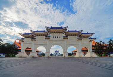 Ulusal Chiang Kai shek Memorial Hall Taipei şehir merkezinde, Taiwa