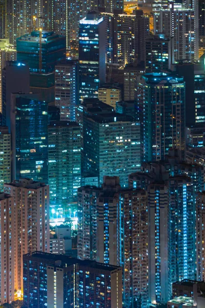 Вид з висоти Гонконгу центр міста, Республіка Китай. Фінансових — стокове фото