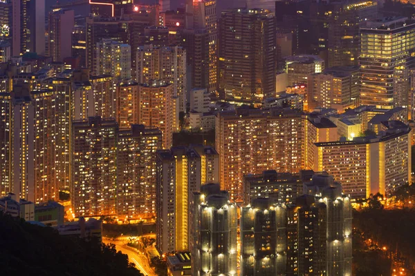 中华民国香港市中心的鸟瞰图。菲南茨 — 图库照片
