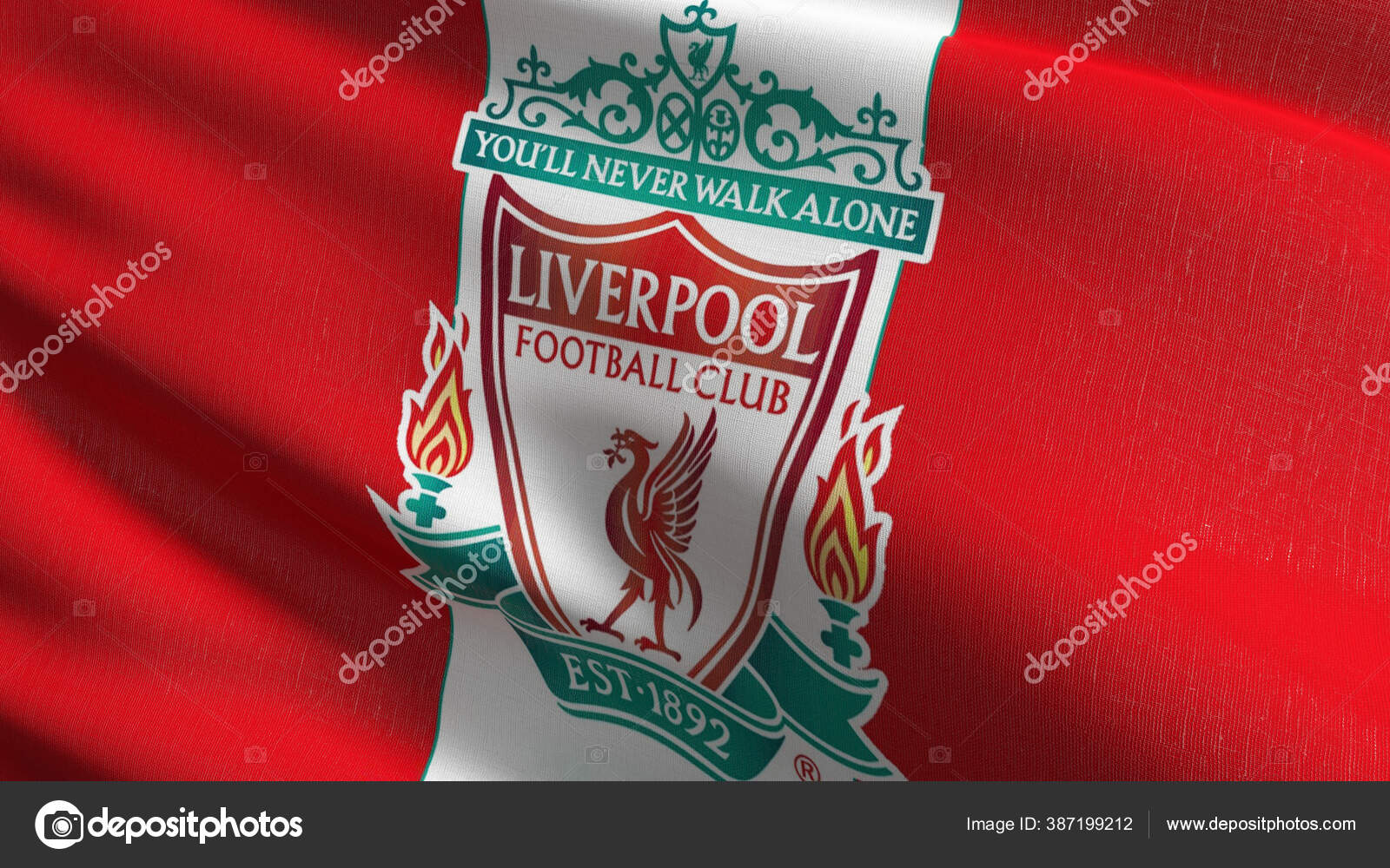 Liverpool fc flag Stock Photos, Royalty Free Liverpool fc flag Images |  Depositphotos