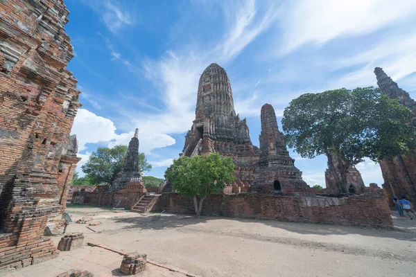 Old Ruins Temple Phra Nakhon Ayutthaya Province Bangkok Thailand Old — Stock Photo, Image