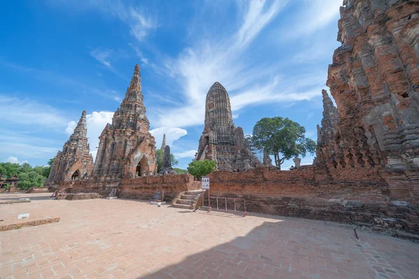 Old Ruins Temple Phra Nakhon Ayutthaya Province Bangkok Thailand Old — Stock Photo, Image