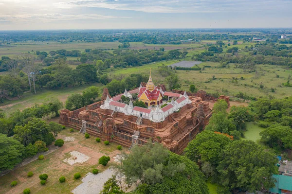 Bangkok City Tayland Yakınlarındaki Sukhothai Deki Ayutthaya Eyaleti Ndeki Tapınağın — Stok fotoğraf