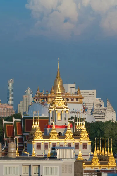 Loha Prasat Wat Ratchanatda Golden Mountain Pagode Templo Budista Wat — Fotografia de Stock