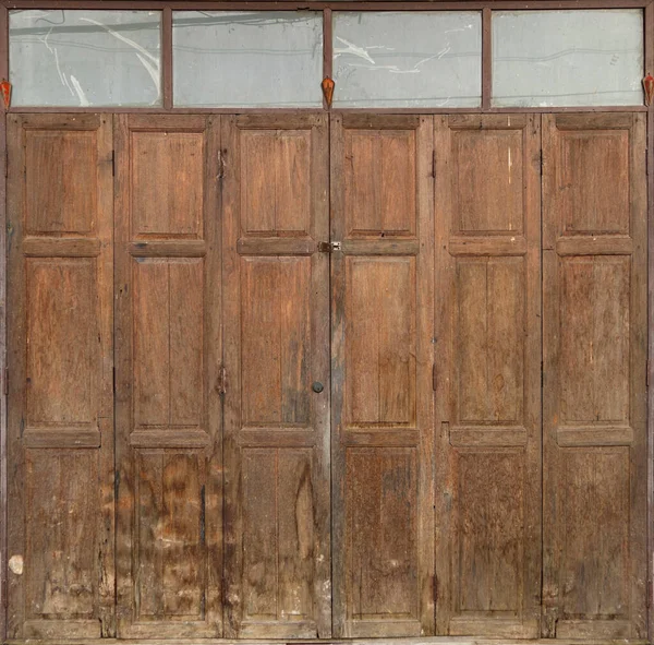 Natural Old Wood Timber Door Frame Pattern Surface Texture Close — Stock Photo, Image